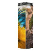 青と黄色のマカオポートレート タンブラー (裏面)