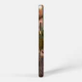 青と黄色のマカオポートレート SAMSUNG GALAXYケース (右側面)