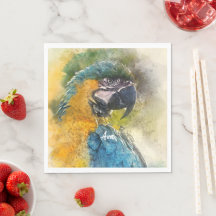 青と黄色のマカオ（アララウナ）