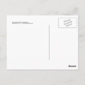 青と黄色のマコーポストカード ポストカード (裏面)