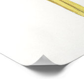 青と黄色のマコー ポスター (角)