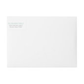 青と黄色のモダンカラーブロック ラップアラウンドラベル (正面)