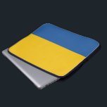 青と黄色のラップトップバッグ ラップトップスリーブ<br><div class="desc">この青運のまわりにと黄色のケースでは、スタイルにラップトップを使用。</div>