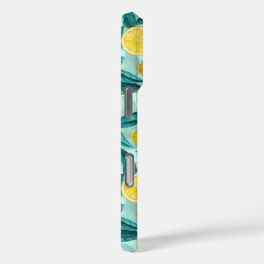 青と黄色のレモンの枝 Case-Mate iPhoneケース (裏面 / 右)