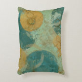 青と黄色の円 アクセントクッション (正面(垂直))