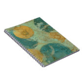 青と黄色の円 ノートブック (右側)