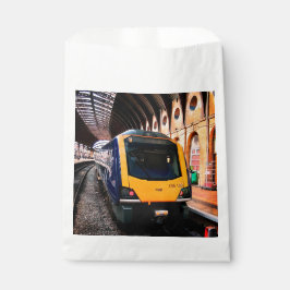 青と黄色の列車(ニューヨーク) フェイバーバッグ