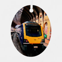 青と黄色の列車（ニューヨーク）