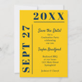 青と黄色の卒業 セーブザデート (正面)