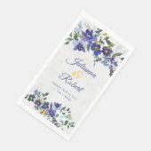 青と黄色の水彩花嫁  (コーナー)