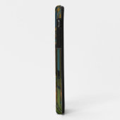 青と黄色の波テクスチャ Case-Mate iPhoneケース (裏面/左)