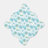 青と黄色の海の生物 航海 フェイバーボックス (折り畳みなし)