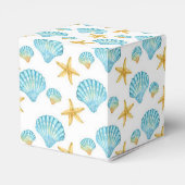 青と黄色の海の生航海の活 フェイバーボックス (裏面サイド)