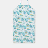 青と黄色の海航海の生結婚命 ギフトタグ (裏面)