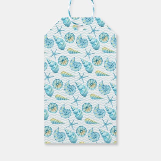 青と黄色の海航海の生結婚命 ギフトタグ (裏面)