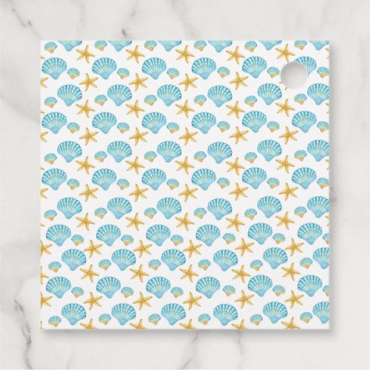 青と黄色の海航海の生結婚命 フェイバータグ (裏面)