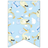 青と黄色の男の赤ちゃんのバンティングフラグ バンティングフラッグ (第3の旗)