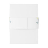 青と黄色の結婚花 招待状ベリーバンド (裏面例)