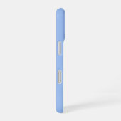 青と黄色の迷路 iPhone 16ケース (右側面)