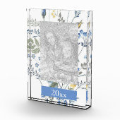 青と黄色の野の花 フォトブロック (右)