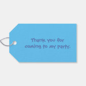 青と黄色の魚 ギフトタグ (裏面横)