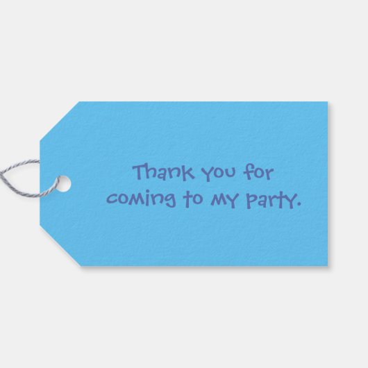 青と黄色の魚 ギフトタグ (裏面横)