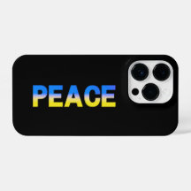 青と黄色のPEACEウクライナインスパイアシモダンック