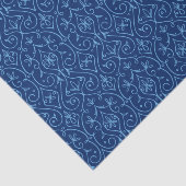 青と黄金の装飾ハヌカー 薄葉紙 (詳細)