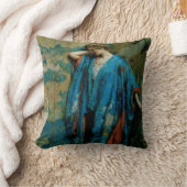 青と黄 クッション (ブランケット)