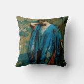 青と黄 クッション (裏面)