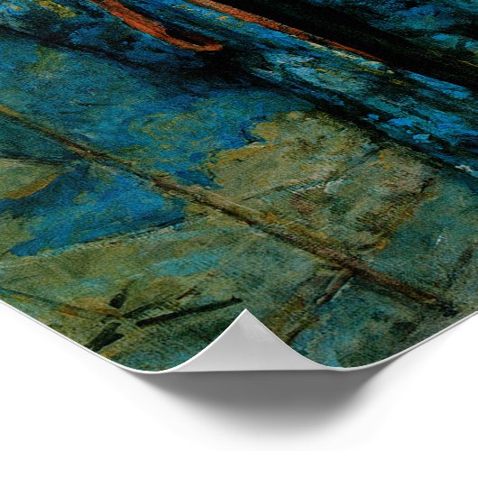 青と黄 ポスター (角)