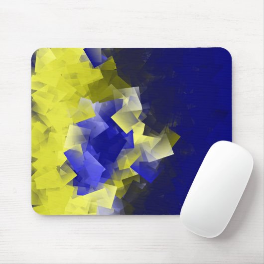 青と黄 マウスパッド (マウス)