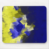 青と黄 マウスパッド (正面)