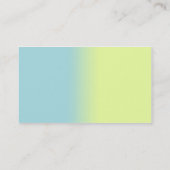 青と黄 名刺 (裏面)