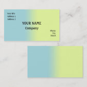 青と黄 名刺 (正面/裏面)