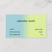 青と黄 名刺 (裏面)