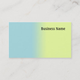 青と黄 名刺