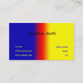 青と黄 名刺 (裏面)