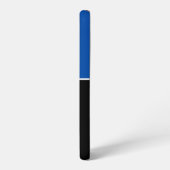 青と黒に交差する剣を持つシールド SAMSUNG GALAXYケース (左側面)