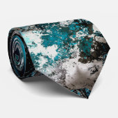 青と黒のグラデーション ネクタイ (ロール)