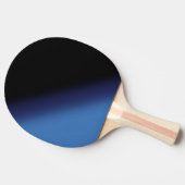 青と黒のグラデーション 卓球ラケット (横)