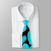 青と黒のハートネクタイ ネクタイ (タイ)