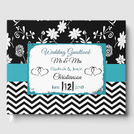 青と黒のハート結婚ズの本 ゲストブック