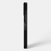 青と黒のパンサー iPhoneケース (左側面)