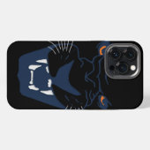 青と黒のパンサー iPhoneケース (裏面横)