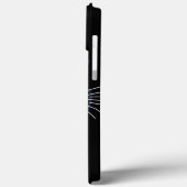 青と黒のヒョウ Case-Mate iPhoneケース (裏面 / 左)