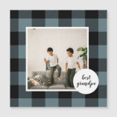 青と黒のプライドの最高のグランパの贈り物と写真 (正面)