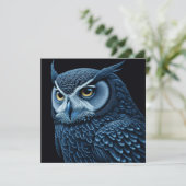 青と黒のマージーフクロウ (スタンド正面)