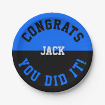 青と黒の卒業おめでとう – あなたはそれを行った