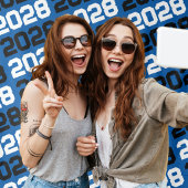 青と黒の卒業背景 タペストリー